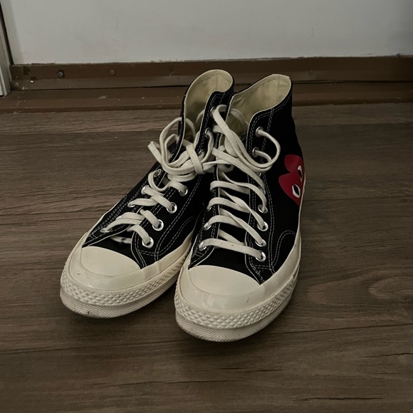 Converse X Comme des garçons size 10.5 womens 8.5 mens - Picture 2 of 7